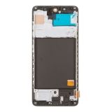Дисплей (экран) в сборе с тачскрином для Samsung Galaxy A51 SM-A515 черный с рамкой (Incell)