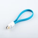 USB Дата-кабель на магните для Apple 8 pin, синий, коробка
