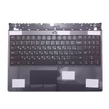 Клавиатура (топ-панель) для ноутбука Lenovo Legion Y540-15IRH черная с черным топкейсом