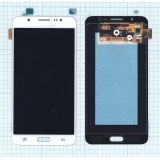 Дисплей (экран) в сборе с тачскрином для Samsung Galaxy J7 (2016) SM-J710F белый (Premium LCD)