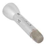 Bluetooth микрофон-колонка WK WT-K10 серебряная