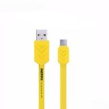 USB Дата-кабель Remax Fishbone Micro USB 1м (желтый)