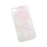 Силиконовый чехол Розовая роза для Apple iPhone 4, 4s прозрачный