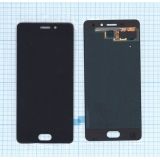 Дисплей (экран) в сборе с тачскрином для Meizu Pro 7 черный (OLED)