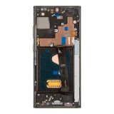 Дисплей (экран) в сборе с тачскрином для Samsung Galaxy Note 20 Ultra SM-N986 CK Soft 6.81 черный с рамкой (OLED)