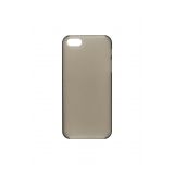 Защитная крышка для Apple iPhone 5, 5s, SE ультратонкая черная, матовый пластик, европакет