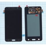 Дисплей (экран) в сборе с тачскрином для Samsung Galaxy J7 (2016) SM-J710F черный (OLED)