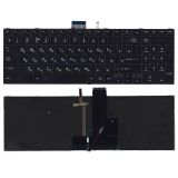 Клавиатура для ноутбука Toshiba Satellite R50-C, Tecra A50-C, Z50-C черная с трекпойнтом и подсветкой