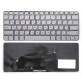 Клавиатура для ноутбука HP MINI 210-2000 серебристая