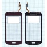 Сенсорное стекло (тачскрин) для Samsung Galaxy Core Duos GT-I8262 La Fleur красное