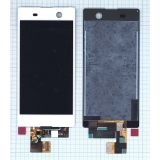 Дисплей (экран) в сборе с тачскрином для Sony Xperia M5, Xperia M5 Dual белый