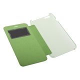 Чехол из эко – кожи LP для Apple iPhone 6, 6s Plus раскладной с окошком, зеленый