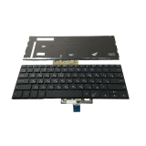 Клавиатура для ноутбука Asus ZenBook Flip 14 UX461, UX461UN, UX461UA, UX461U черная с подсветкой
