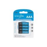 Батарейка Vixion солевая R03P - AAA комплект 4шт, в блистере