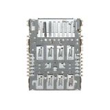 Коннектор SIM/Micro SD для LG D618, D855, D690, D724, H818, D335, H502 (G2 Mini, G3, G3 Stylus, G3s, G4, L Bello)