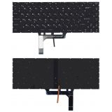 Клавиатура для ноутбука MSI GF63 GF63 8RC GF63 8RD черная с белой подсветкой