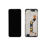Дисплей (экран) в сборе с тачскрином для Tecno Pova Neo 3 (LH6n) черный с рамкой (Premium LCD)