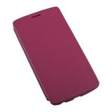 Чехол из эко – кожи PIPILU FIBCOLOR для LG G3 раскладной, розовый