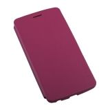 Чехол из эко – кожи PIPILU FIBCOLOR для LG G3 mini раскладной, розовый