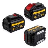 Аккумулятор TopOn для DeWalt XR Flex volt 18V, 9Ah - 54V, 3Ah Li-ion