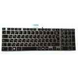 Клавиатура для ноутбука Toshiba Satellite L850, L875, P850 черная с рамкой, с подсветкой