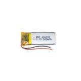 Аккумулятор универсальный 4x12x25 мм 3.8V 200mAh Li-Pol (2 pin)