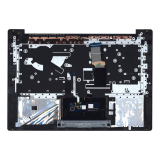 Клавиатура (топ-панель) для ноутбука Lenovo V330-14IKB, V330-14ARR серая c серым топкейсом