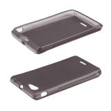 Силиконовый чехол для Sony Xperia J TPU Case черный матовый