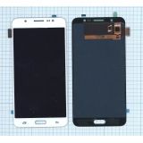 Дисплей (экран) в сборе с тачскрином для Samsung Galaxy J7 (2016) SM-J710F белый (TFT-совместимый с регулировкой яркости)