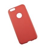 Защитная крышка из эко – кожи LP для Apple iPhone 6, 6s ультратонкая красная