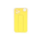Чехол с металлической пластиной для iPhone 12 Pro Max желтый