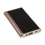 Универсальный внешний аккумулятор Power Bank Fashion LV7 Plus Li-Pol USB выход 2,1А, 8000 мАч, черная кожа