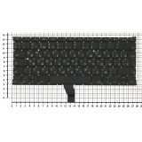 Клавиатура для ноутбука Apple A1369 2010+ черная, большой Enter RU AAA+
