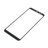 Стекло + OCA плёнка для переклейки Samsung A530F Galaxy A8 (2018) (черное)