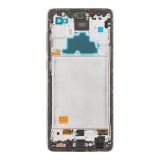 Дисплей (экран) в сборе с тачскрином для Samsung Galaxy A72 SM-A725 черный с рамкой (Incell)