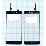 Сенсорное стекло (тачскрин) для Xiaomi Redmi 4X (черный)