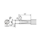 Сменное жало PX-60RT-R (d6.5х26мм) для паяльника GOOT