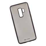 Защитная крышка "G-Case" для Samsung Galaxy S9+ Plating TPU Case (прозрачная с черной рамкой)