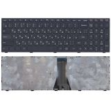 Клавиатура для ноутбука Lenovo IdeaPad Flex 2-15 G50-30 G50-45 черная с черной рамкой без подсветки