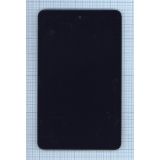 Дисплей (экран) в сборе с тачскрином для Dell Venue 7 T01C 3730 3740 черный с рамкой
