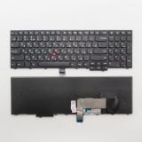 Клавиатура для ноутбука Lenovo ThinkPad Edge E531, E540, T540, T540p черная без подсветки с трекпойнтом