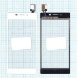 Сенсорное стекло (тачскрин) для Sony Xperia M2 белый