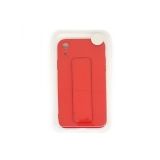 Чехол с металлической пластиной для iPhone XR красный