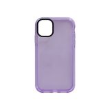 Чехол силиконовый с цветной рамкой для iPhone 11 фиолетовый