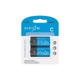 Батарейка Vixion солевая R14P - C2 комплект 2шт, в блистере