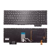 Клавиатура для ноутбука HP Omen 15-CE черная без рамки с RGB - подсветкой