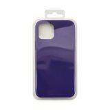 Силиконовый чехол для iPhone 12, 12 Pro "Silicone Case" темно-фиолетовый