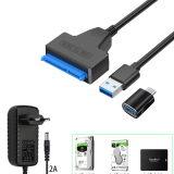 Кабель-переходник для HDD SATA USB 3.0 с дополнительным питанием