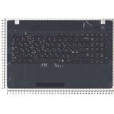 Клавиатура (топ-панель) для ноутбука Samsung NP270B5E 270E5G 270E5U черная с черным топкейсом