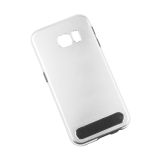 Защитная крышка Motomo для Samsung Galaxy S6 Edge аллюминий, серебряная